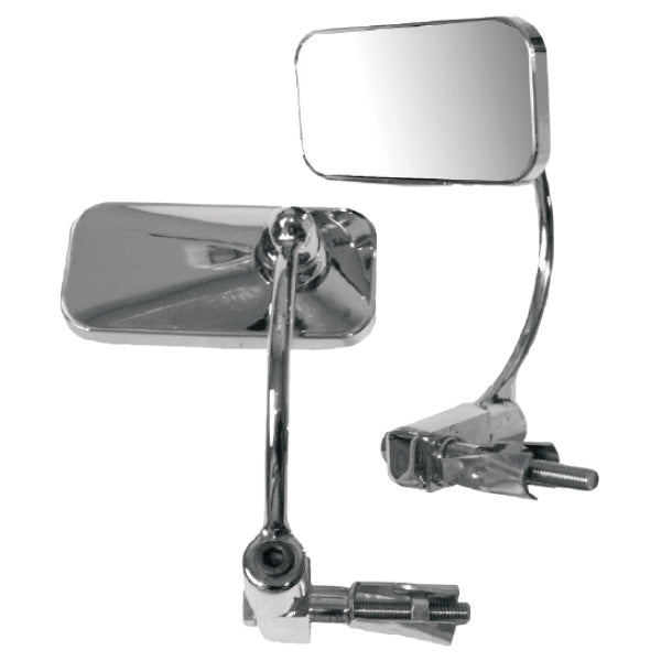 EMGO TRUE VISION BAR END MIRROR CHROME 20-34020