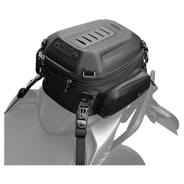 RHINOWALK 12-18L HARD SHELL TAIL BAG CARBON BLACK MTR4001
