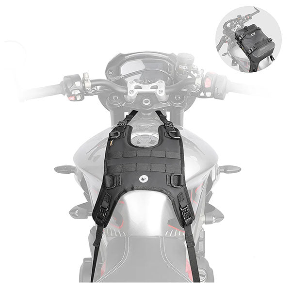 RHINOWALK UNIVERSAL TANK BAG MOUNTING BASE BLACK MT001A