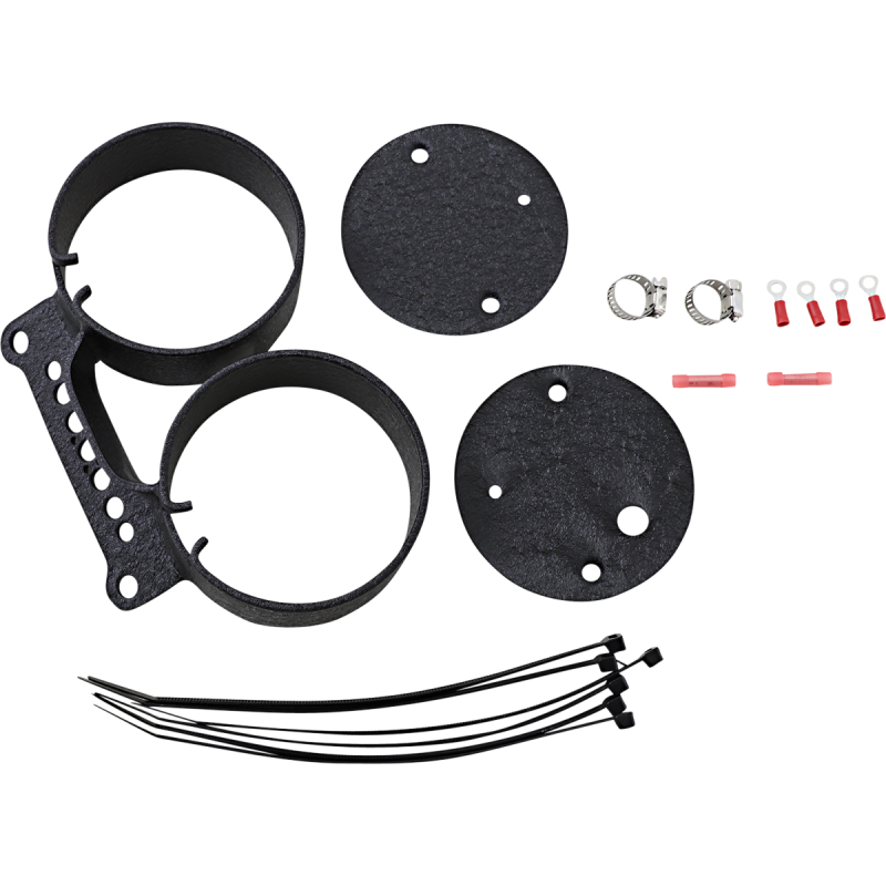 DRAG SPECIALTIES MOUNT GAGE WRNKL B DOUBLE T21-6924WB