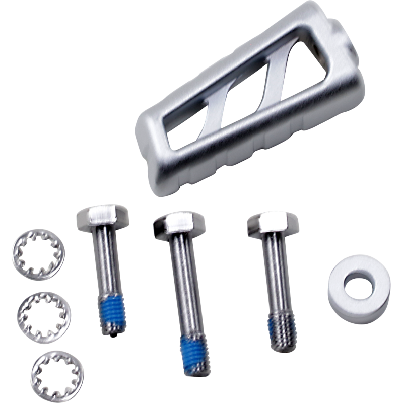 KURYAKYN RIOT SHIFT & BRAKE PEG, SILVER PN 3602 KUR3602