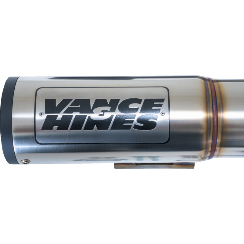 VANCE & HINES EXHAUST 2-1 HI OUTP BRUSH SS 17+FL 27321