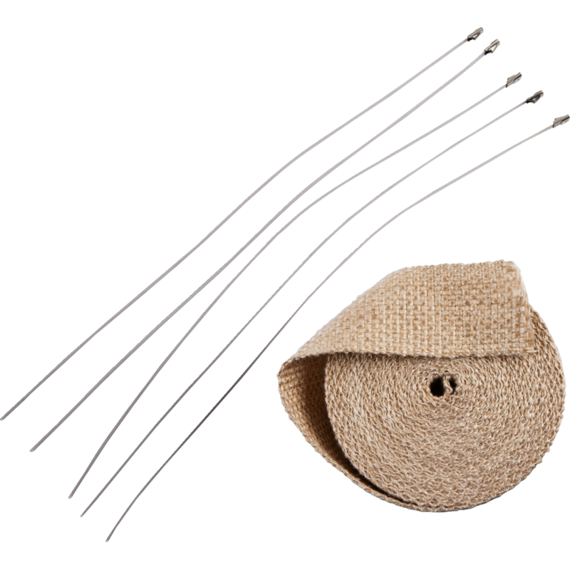 DRAG SPECIALTIES EXHAUST HEAT WRAP KIT 2" TAN 525-2004