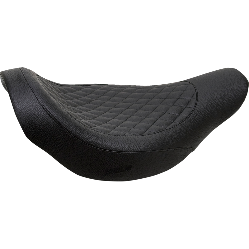 KODLIN SOLO SEAT FOR M8 FATBOY W/KODLIN RR FENDER & STOCK TANK BLK K59661-L