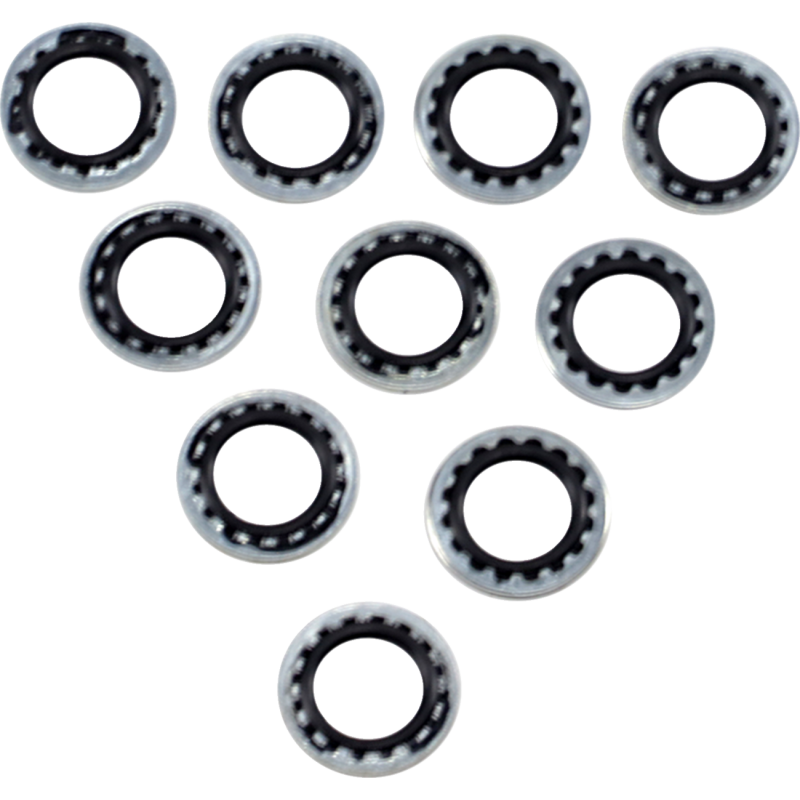 DRAG SPECIALTIES 12MM BANDJO WASHERS 10PK DS-097015