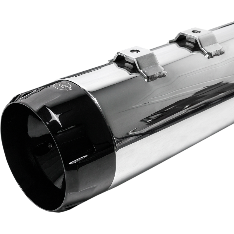 S&S CYCLE 95-16 FLHT MUFFLERS 4.5" CHR/B.THRST 550-0619