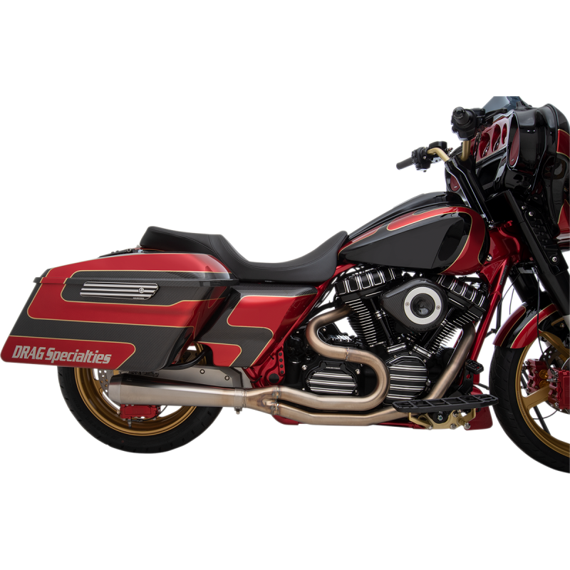 DRAG SPECIALTIES SEATS SEAT 2UP PRED VINYL FL 0801-1268