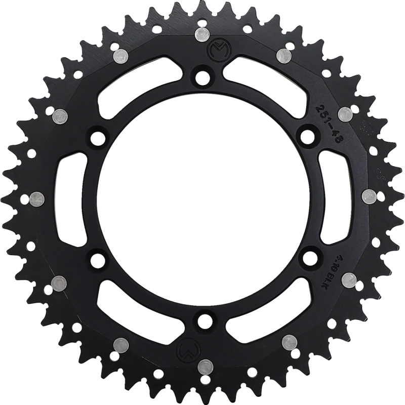 MOOSE RACING SPROCKET DUAL MSE 48 BK 1210-251-48-10X