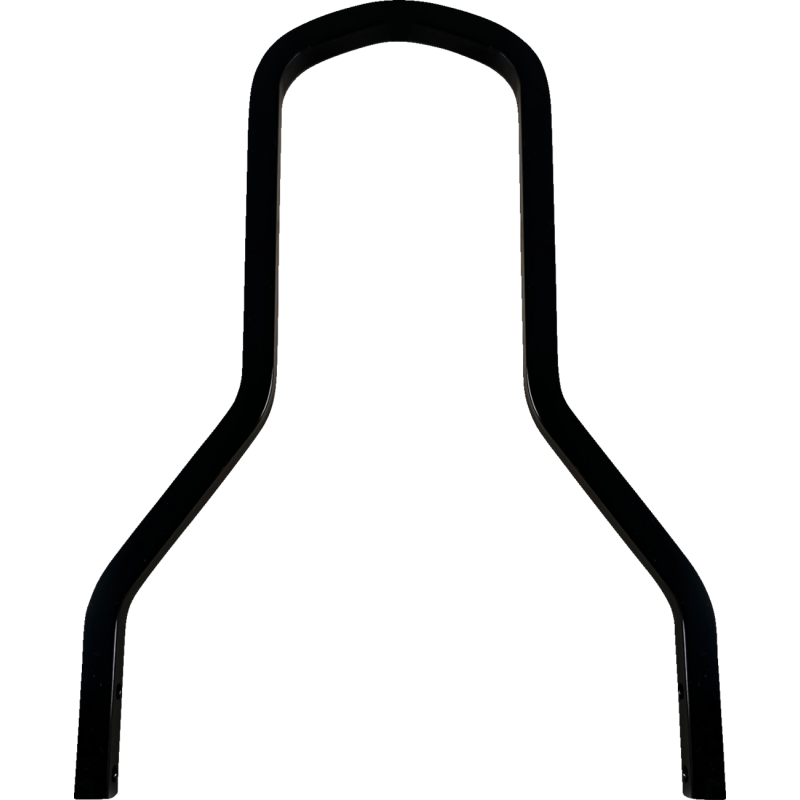 DRAG SPECIALTIES SQUARE SISSY BAR - BLACK - 10.14"H X 8.75"W 1501-0766