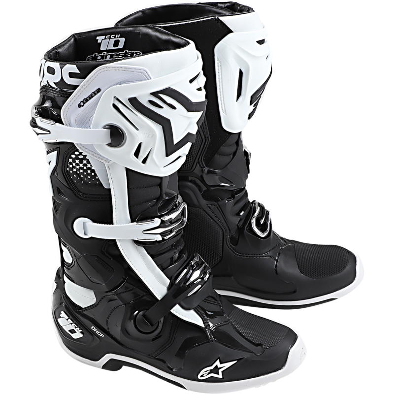 ALPINESTARS BOOT TECH 10 BK/WT 8 2010020-12-8