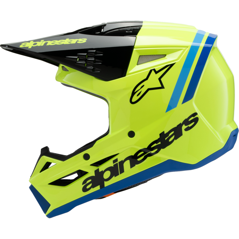 ALPINESTARS HELMET SM3 YTH RADIUM Y/B/BL L ECE06 8301925-5017-YL