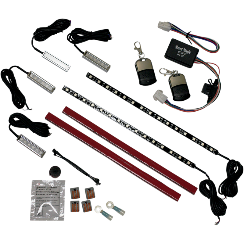 CUSTOM DYNAMICS MAGICAL WIZARD LIGHT FULL BIKE KIT BLU TOOTH TMWK2BM6