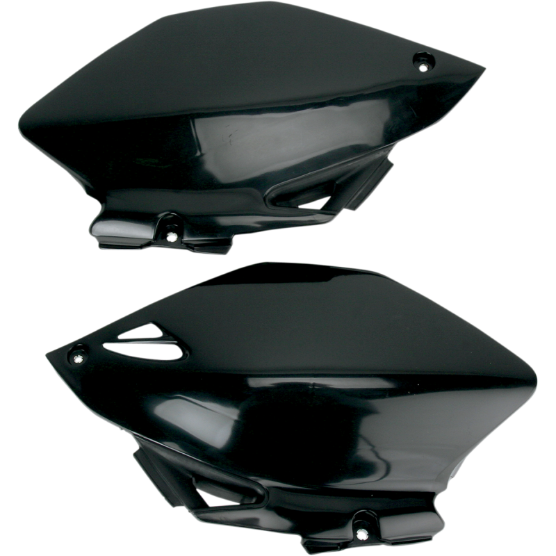 UFO YZF250/450 06-08 SIDE PANELS BLACK YA03883-001