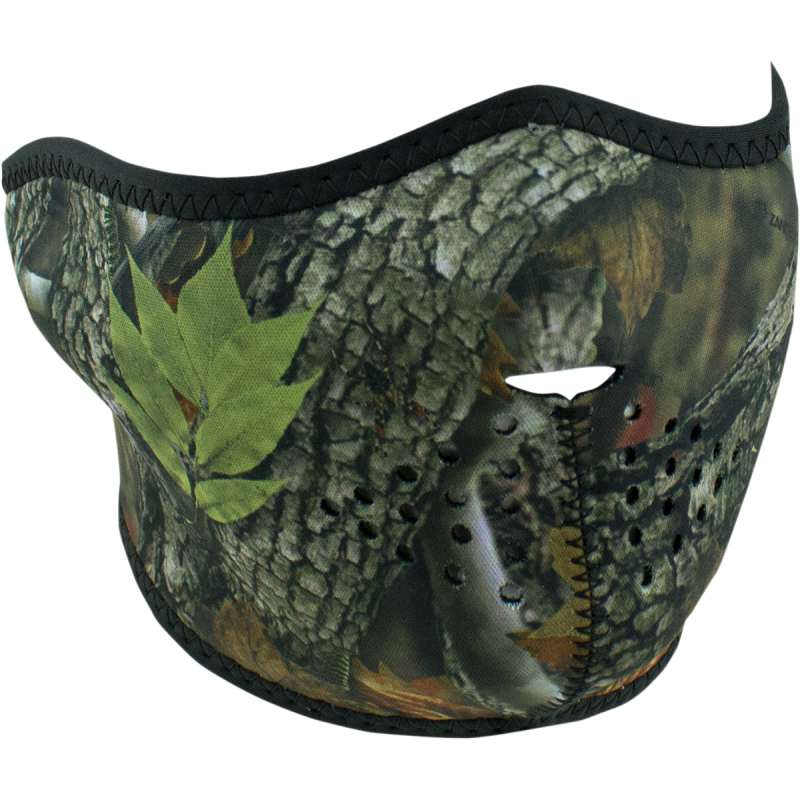 ZAN HEADGEAR HALF MASK NEOPRENEFOREST CAMO WNFM238H