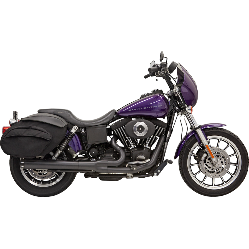 BASSANI XHAUST 91-05 FXD FS 2:1 R RAGE MG LNG BLACK 13321R