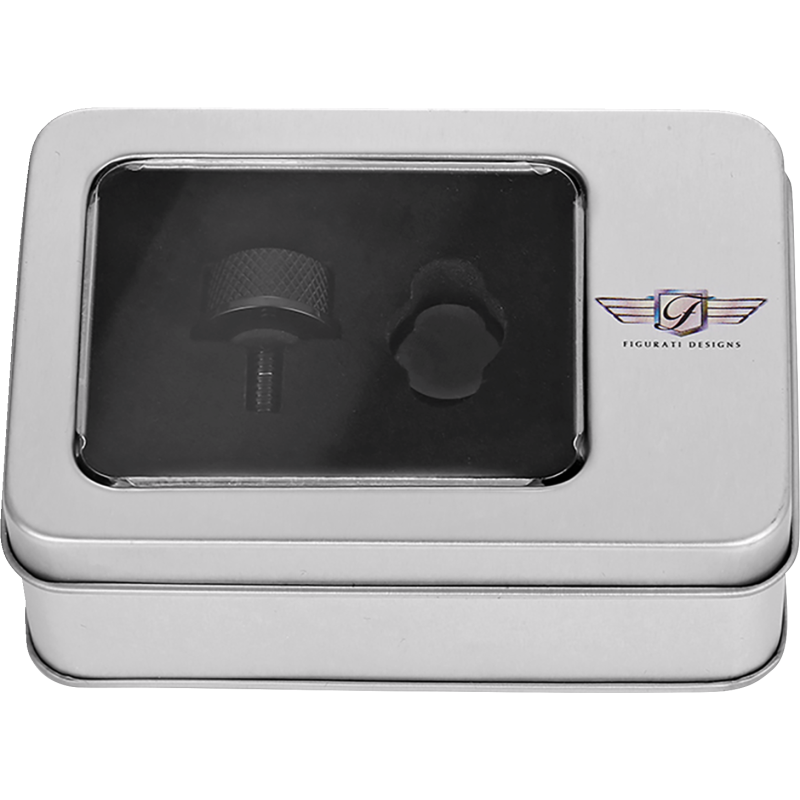 FIGURATI DESIGNS SEAT SCREW PLAIN BLACK INSERT FD65-SEAT_SCREW-BLK