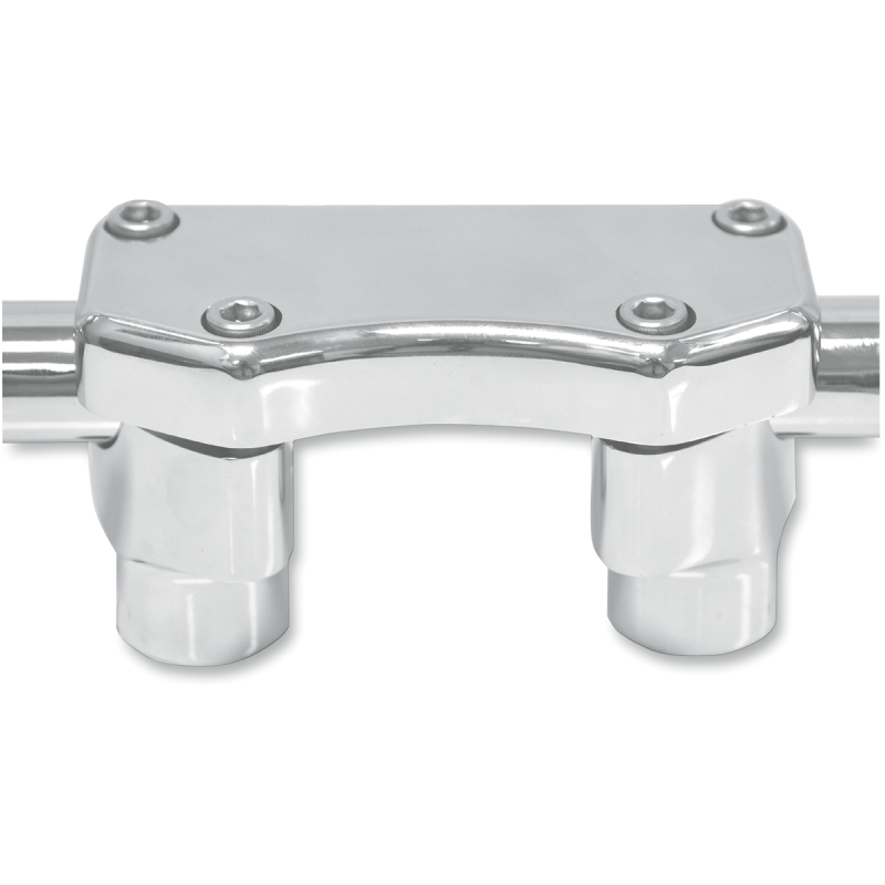 DRAG SPECIALTIES CHR 1.5" RISERS W/CLAMP F/1" BARS 0602-0453