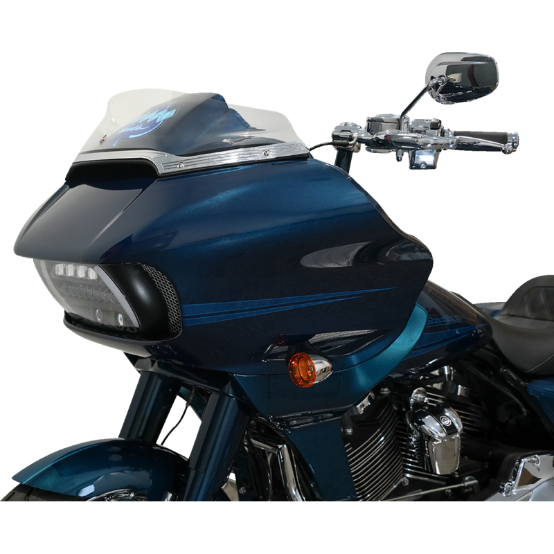 KLOCK WERKS WINDSHIELD FLARE FLTR SPORT 6" CLEAR KWW-01-0658