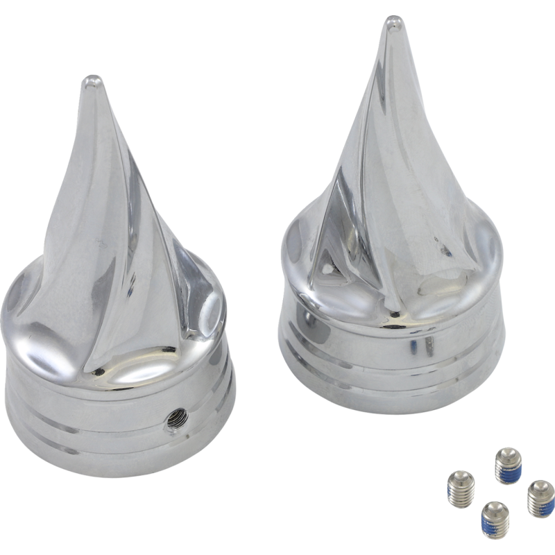 KURYAKYN 07-17 S/TAIL/08-19 FLHT TWISTED AXLE CAPS PR PN 1219 KUR1219