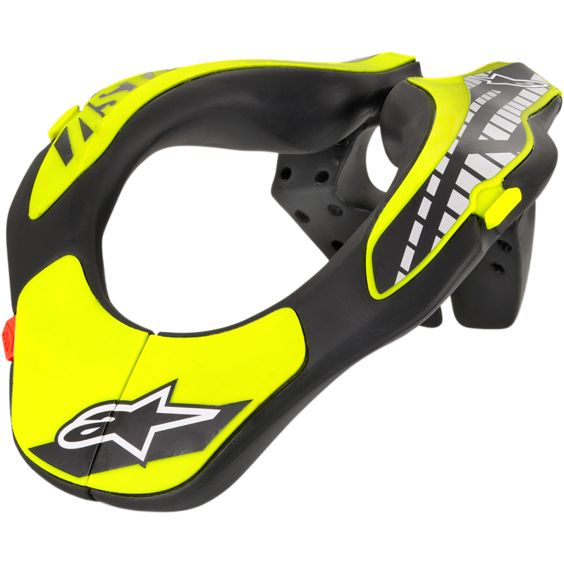 ALPINESTARS NECK SUPPORT (YOUTH)BLK/YEL 6540118-155-O/S