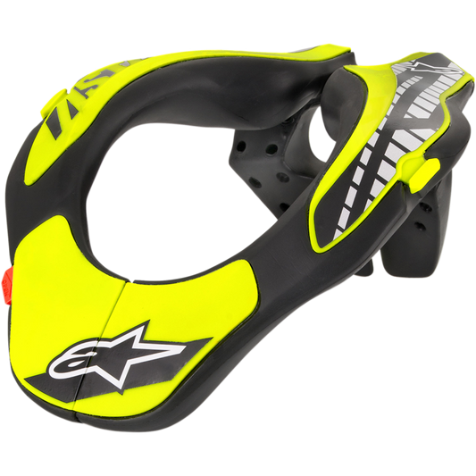ALPINESTARS NECK SUPPORT (YOUTH)BLK/YEL 6540118-155-O/S
