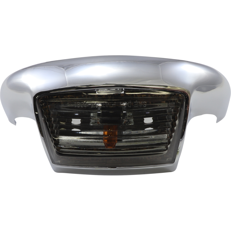 DRAG SPECIALTIES 99-13 FLHT FRT FENDER TIP LIGHT SMOKE 2040-0585