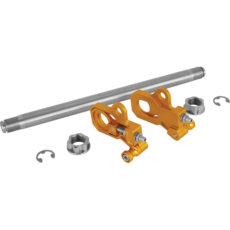 PERFORMANCE MACHINE AXLE ADJUSTER KIT GOLD 0117-0028M-G