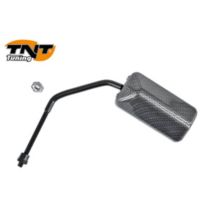 TNT MIRROR L/R F11 8MM MAT CARBON EACH W/YA ADAP. 209034A