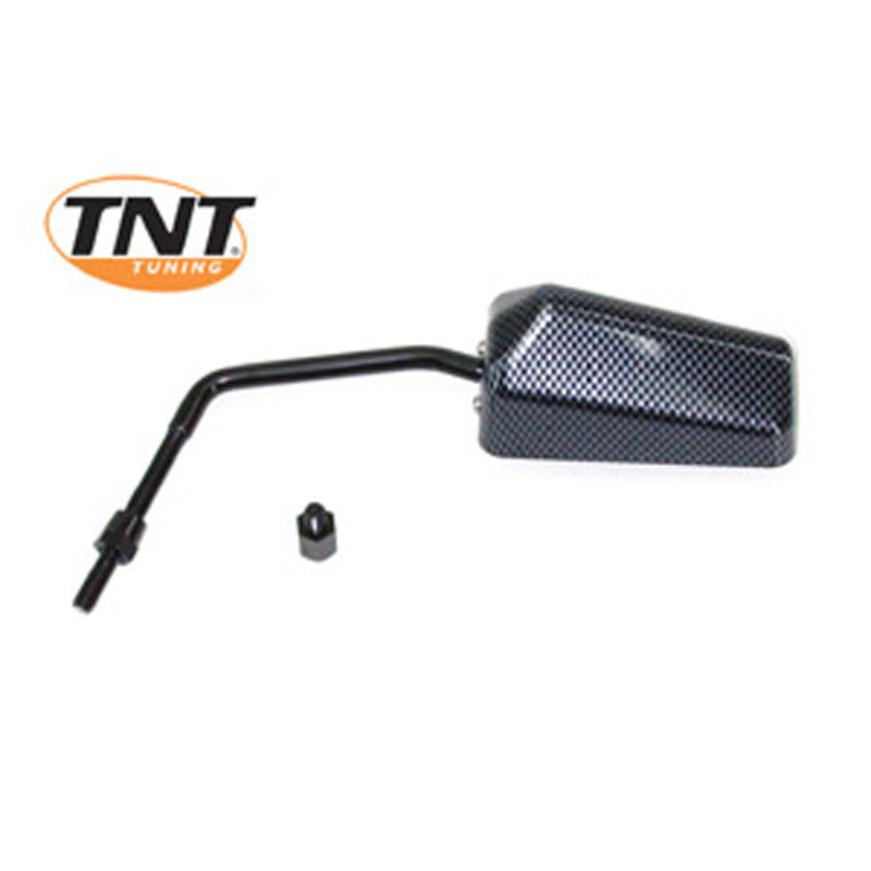 TNT MIRROR L/R F11 8MM CARBON EACH W/YA ADAPT. 209034