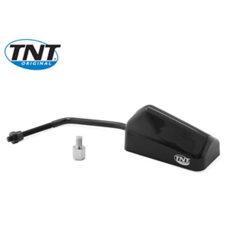 TNT MIRROR F11 L/R 8MM FLAT BLACK EACH W/YA ADAPT 209035D