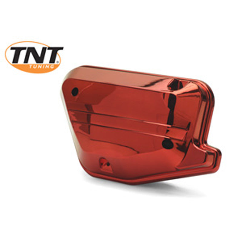 TNT AIR CLEANER COVER CHROME RED BW'S/ZUMA. 114053