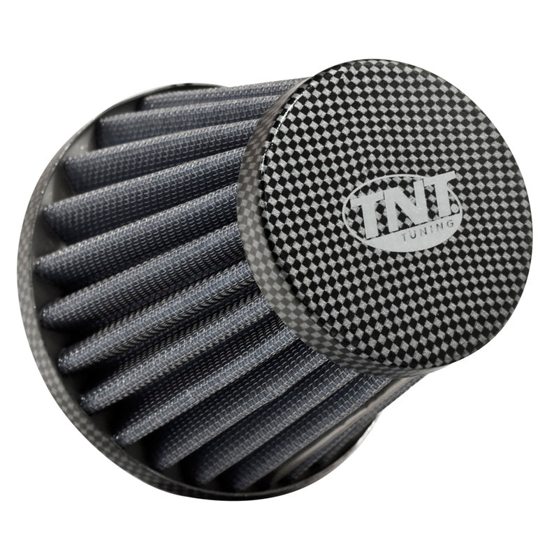 TNT AIR FILTER CARBON DROIT 28/35MM. 115004