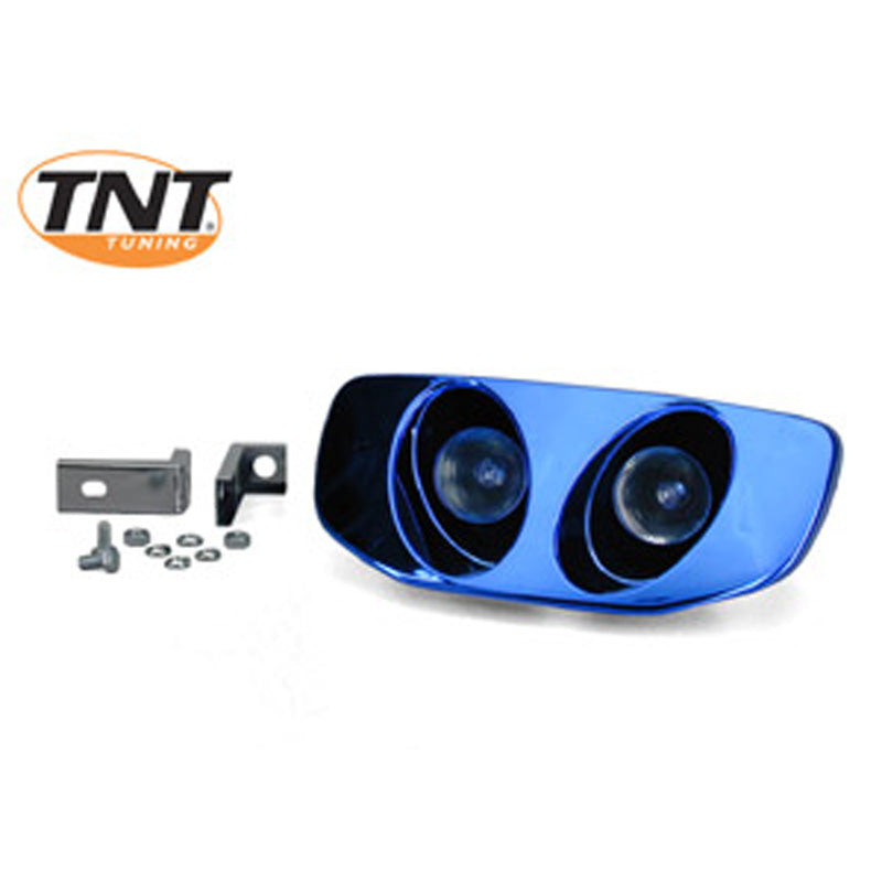 TNT BLUE CHROME TWIN HEADLIGHT TYPHOON 05-08. 201342
