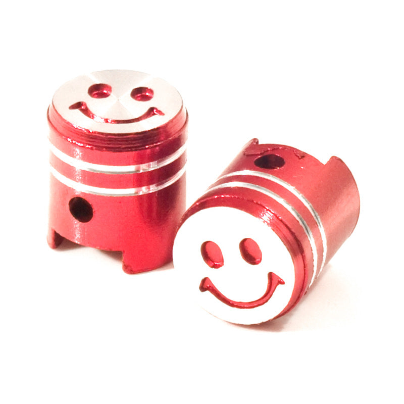 TNT RED VALVE COVER 'SMILE' 12X14MM. MRO12004 _ROUGE_