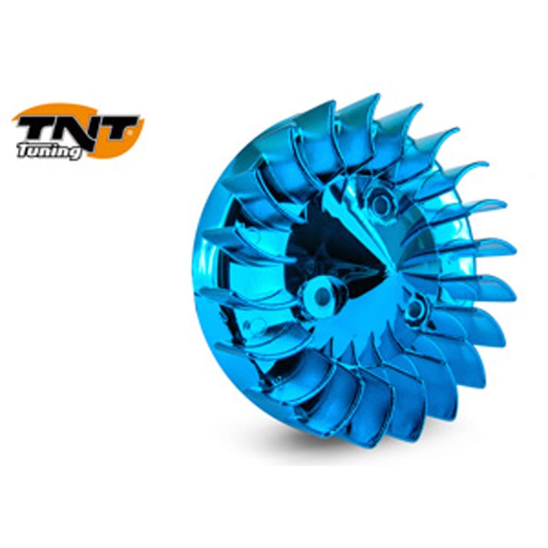 TNT FAN TURBINE CHROME/BLUE BW'S/ZUMA. 287801