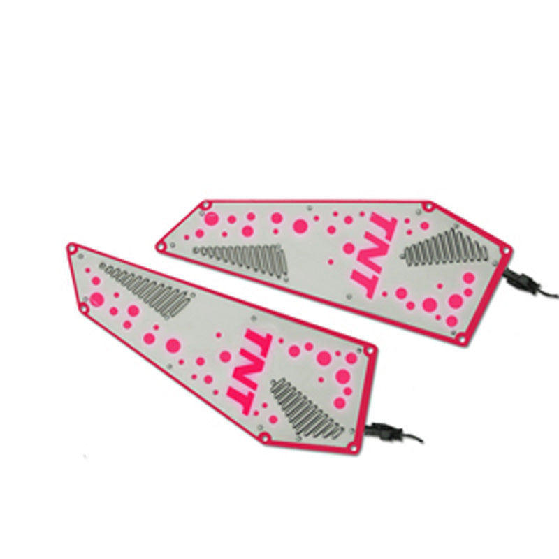 TNT FOOTREST+LED SKY WALKER RED (2PCS). 360045B