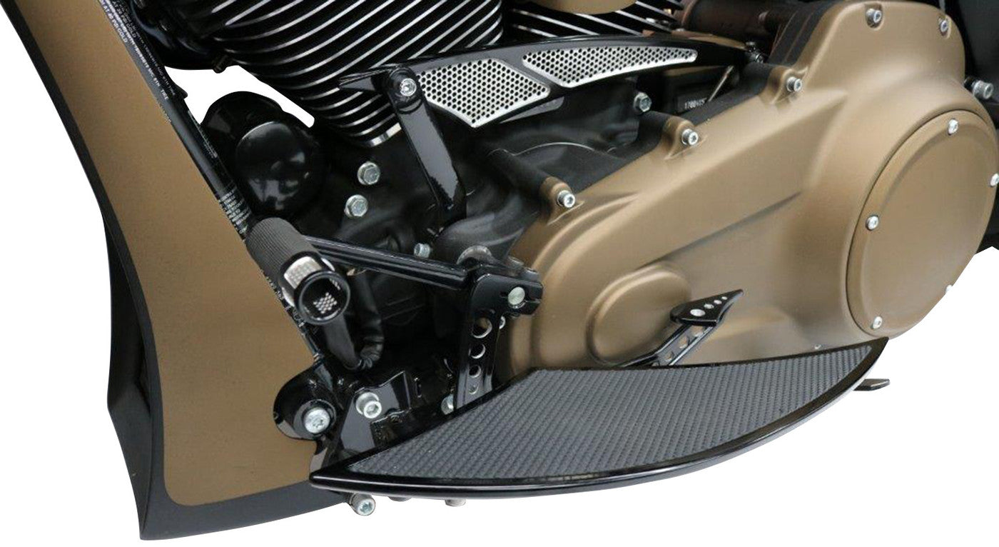 PAUL YAFFE BAGGER NATION 84-19 FLHT SHIFTER HEEL STEALTH BLK HSL-B
