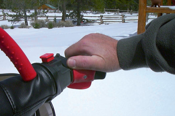 SNOBUNJE THROTTLE THUMB LEVER - RED 1058R