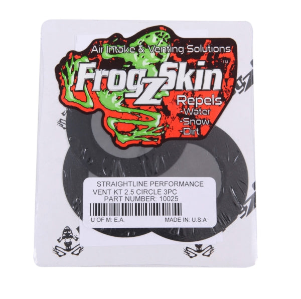 FROGZSKIN CIRCLE 2.5"OD X 1.5"ID VENT KIT QTY3 10025