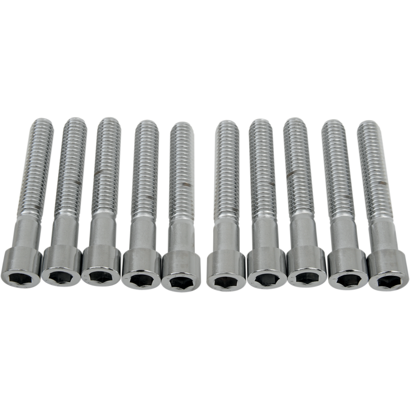 DRAG SPECIALTIES 5/16-18*2 SMOOTH ALLEN (10) CY-CHROME MPB221S