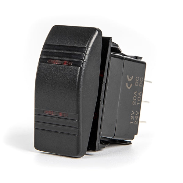 KIMPEX SWITCH ROC LED LIGHT ON/OFF/ON RD KIMPEX JJOOOLD - 50