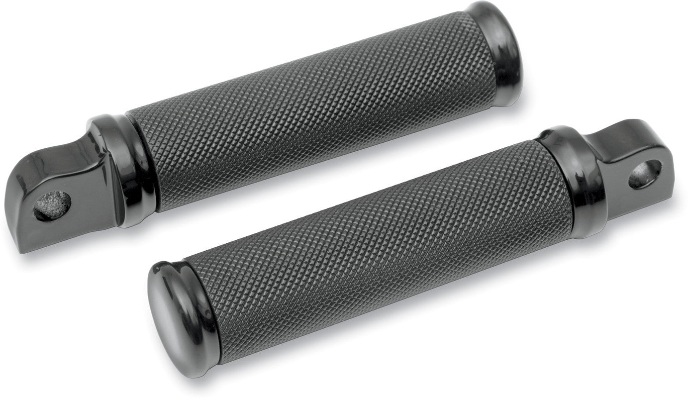DRAG SPECIALTIES SOFT RUBBER FOOTPEGS W/ BLACK (PR) 1620-0789