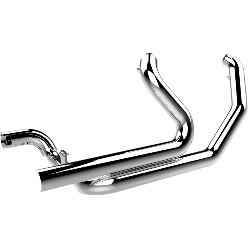 KHROME WERKS AGGRESSOR 2-INTO-1-INTO-2 HEADER WITH HEAT SHIELD - CHROME 200670
