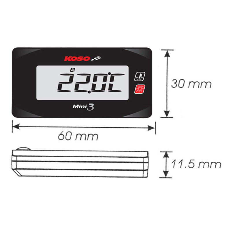 KOSO MINI 3 DUAL TEMPERATURE BA003170