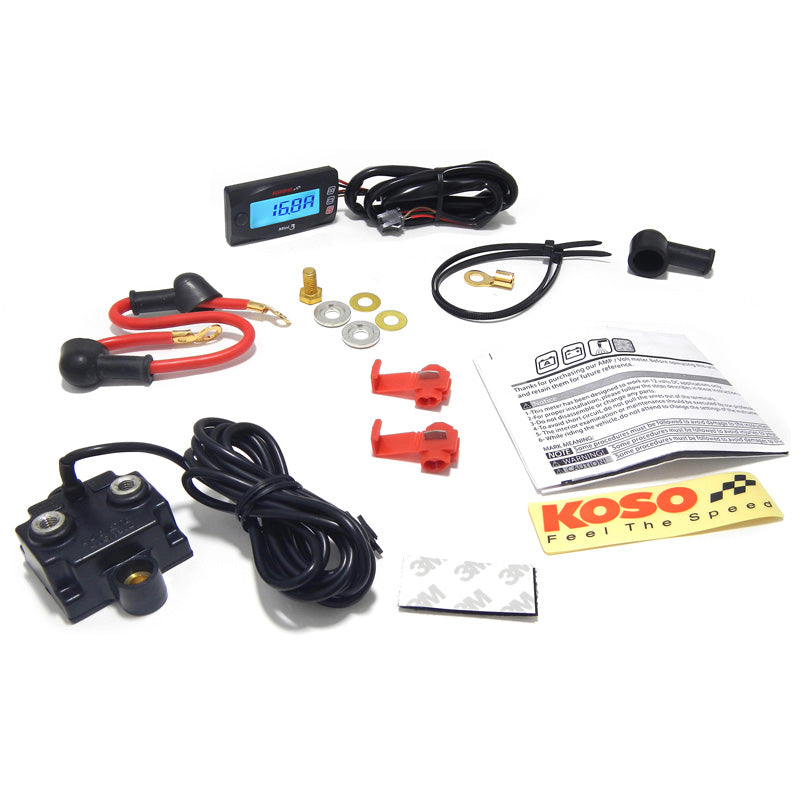 KOSO MINI 3 AMP / VOLT METER BA003190