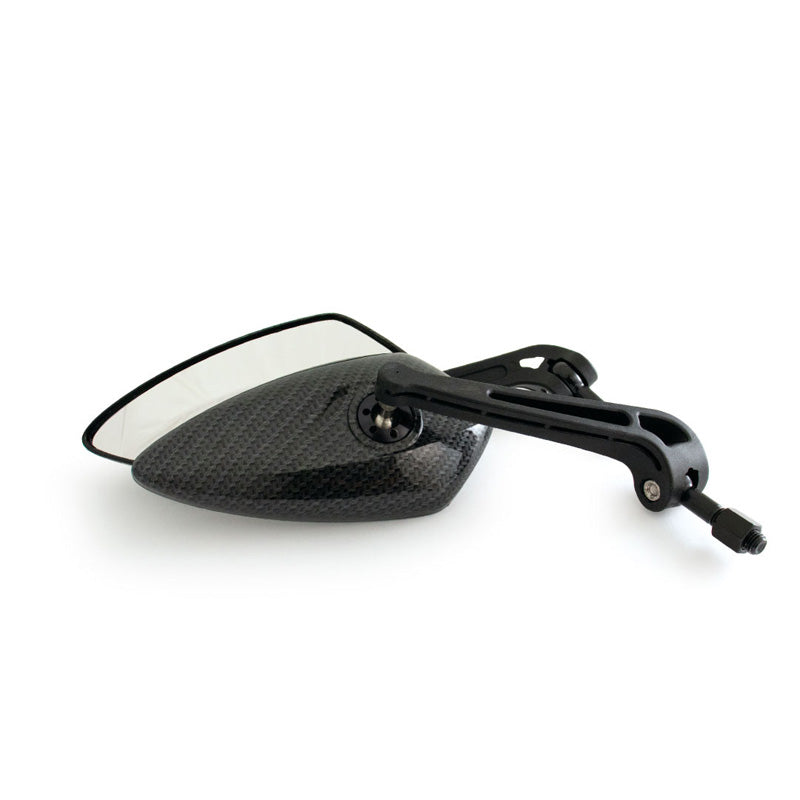 KOSO BLADE MIRROR CARBON/CLEAR LENS 10 MM  (PAIR) OA015C10