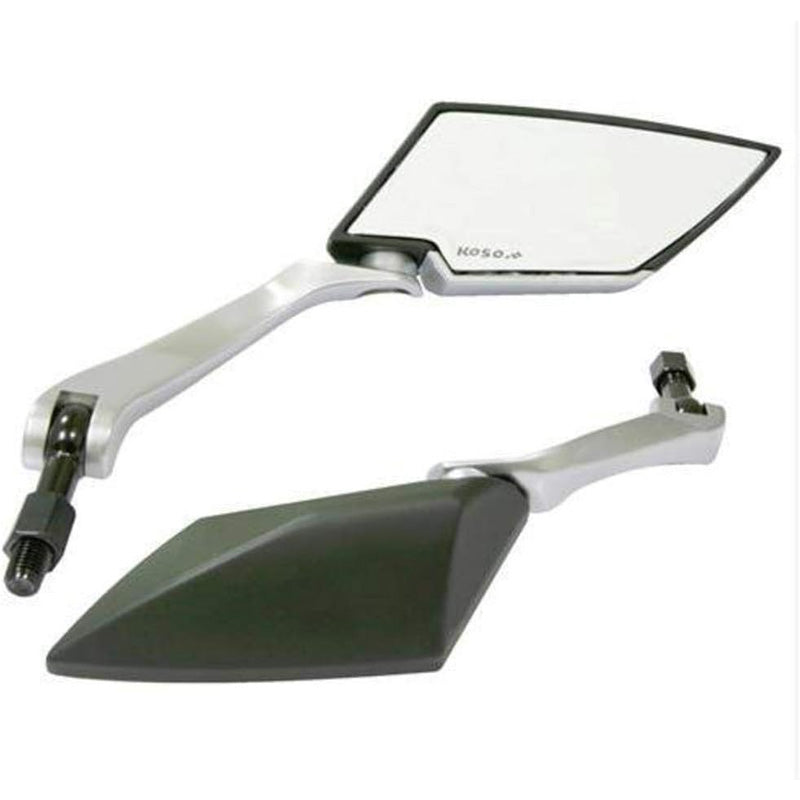 KOSO TT MIRROR MATT NOIR SHELL / CLEAR LENS OA016KS0