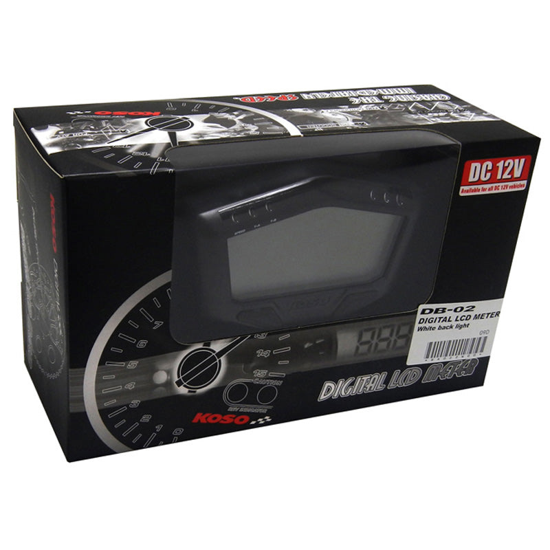 KOSO DB-02 DIGITAL LCD METER OFF-ROAD VERSION BA022W00