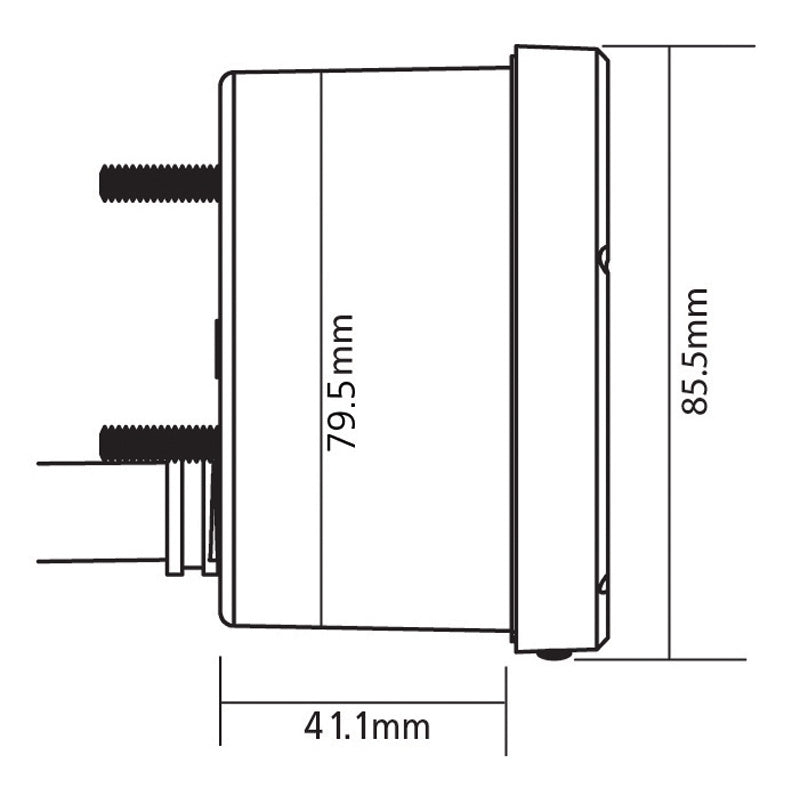 KOSO TNT-01R TACHO 15K RPM SHIFT LIGHT-WH.FACE / WH.C BA035140