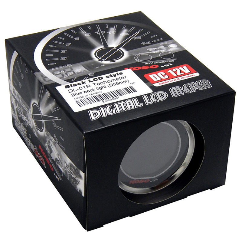 KOSO DL STYLE UNIVERSAL TACHOMETER 55MM BA552B80